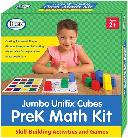 Didax Jumbo Unifix Cubes PreK Math Kit