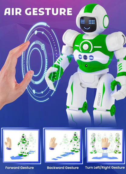 Robot Toys for Kids,Programmable Remote Control Smart Walking Dancing Robot Toy with Gesture & Sensing for Age 4 5 6 7 8 9 10 Year Old Boys for Birthday Present
