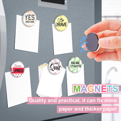 Weewooday 10 Pcs 2026 Inspirational Refrigerator Fridge Magnets Motivational Magnets Bulk Graduation Gift Funny Glass Quote Magnetic Decor for Cabinet Kitchen Whiteboard Locker Office Accessories