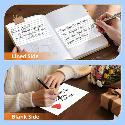 Index Cards 3x5 Inches, 300 PCS, Colored Flash Cards With Ring, Punched Lined Study Card Ruled Flashcards Notecards, Ruled Front And Blank Back, Note Card for School, College And Home