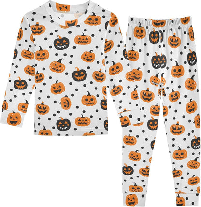 ALAZA Shark Starfish Palm Tree 2 Piece Pajama Set Long Sleeve Top and Pants Sleepwear Unisex - Colors B