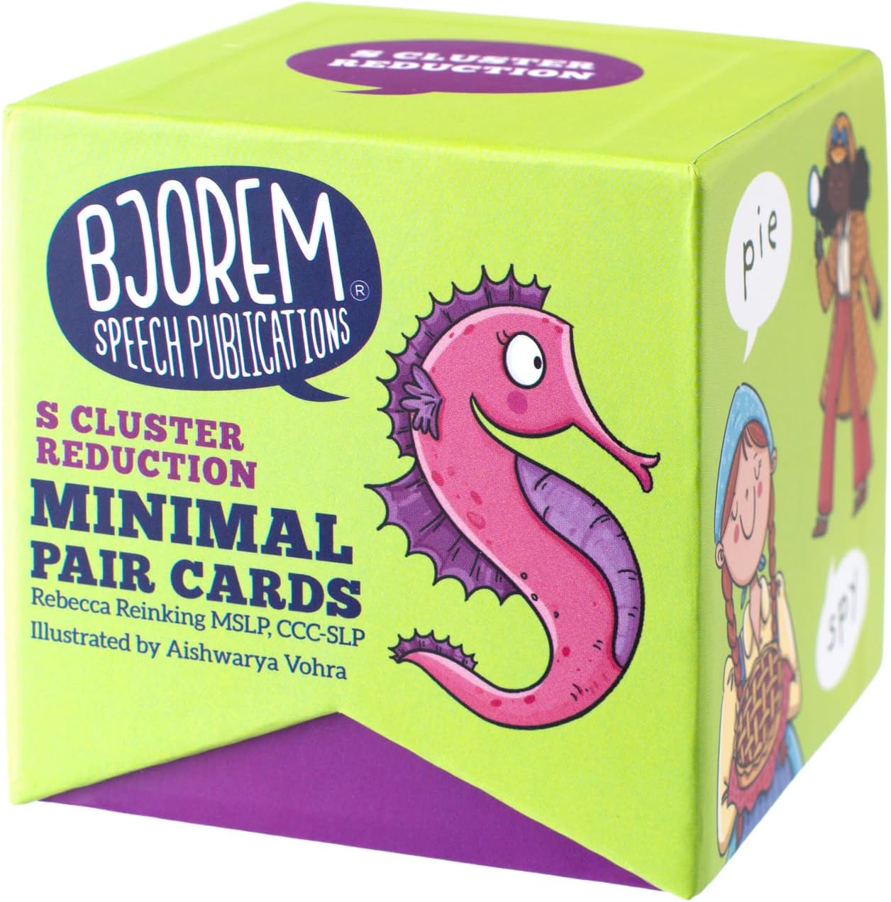 Bjorem Speech Minimal Pairs Stopping: Speech Therapy Cards for Children - Improve Articulation and Phonemic Awareness | Educational Materials | Speech Materials