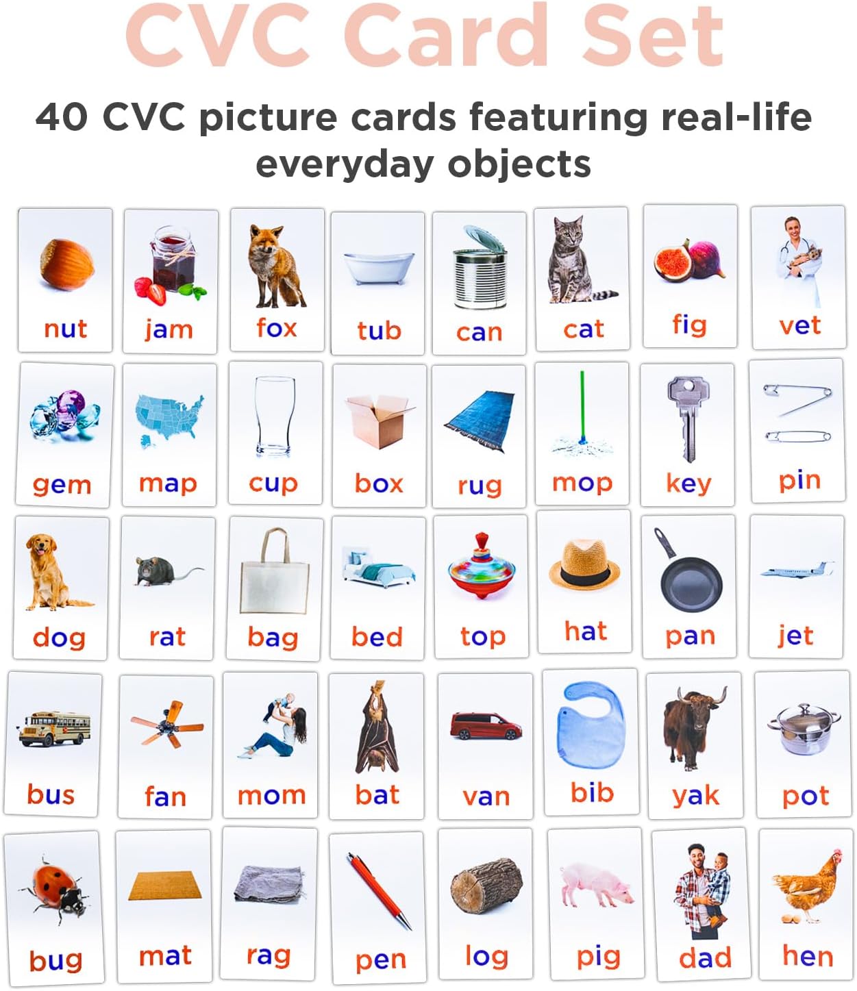 Magnetic Foam Letters for Kids - Classroom Alphabet Letters Kit 284 Pcs with CVC Cards - Montessori ABC Board Magnets