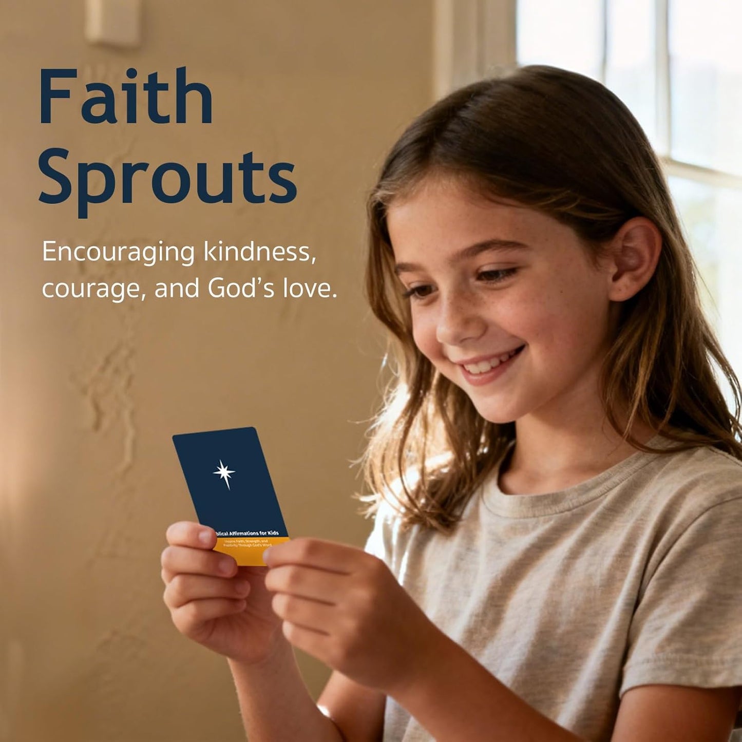 Easter Gifts for Kids - 63 Biblical Affirmation Scripture Cards to Build Faith & Confidence, Christian Bible Verse Cards for Daily Encouragement for Boys & Girls