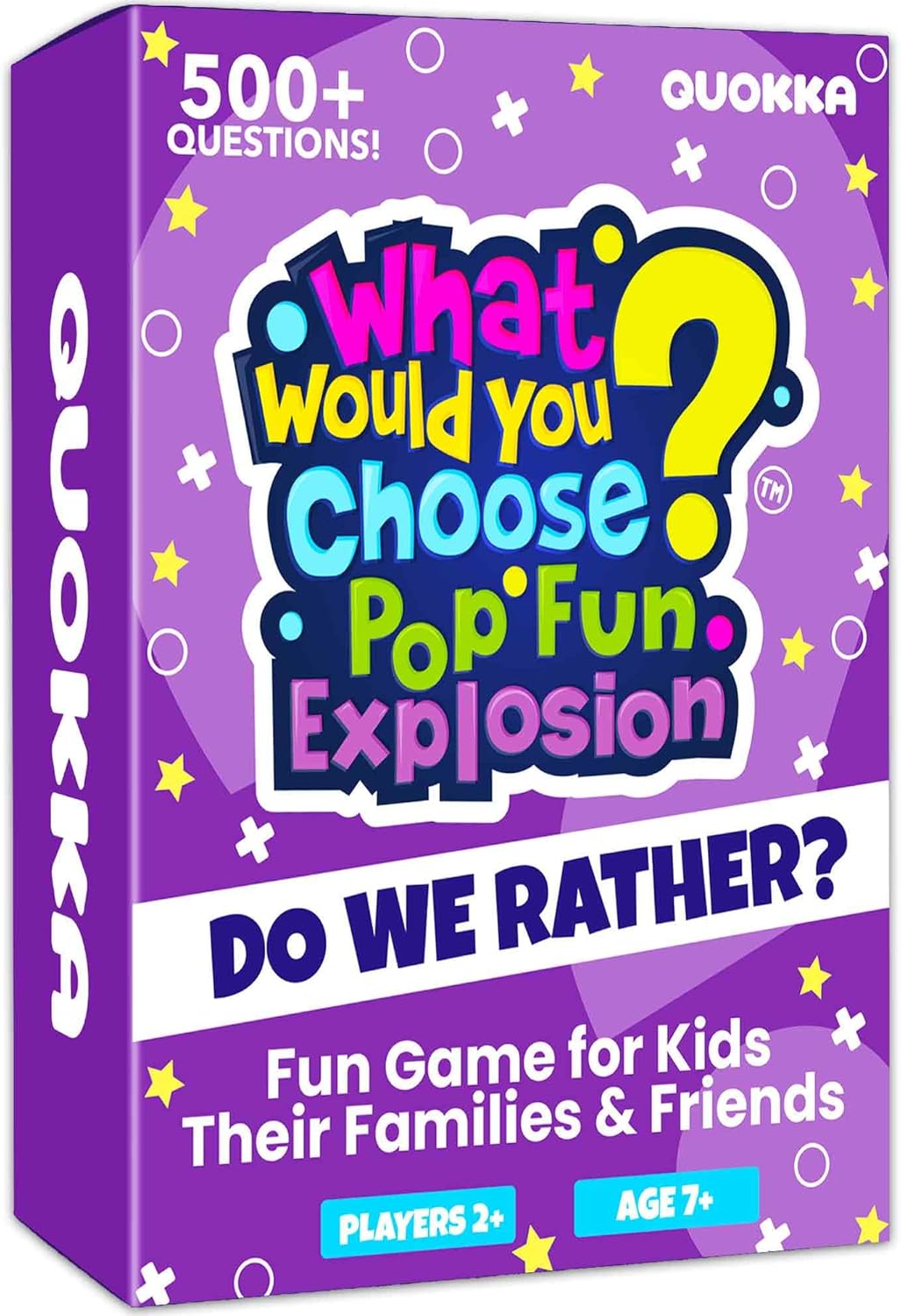 QUOKKA Board Games for Kids 8-12 – Family Games for Kids and Adults – What Would You Choose – 500+ Questions – Original Edition – Fun Card Game for Family Night