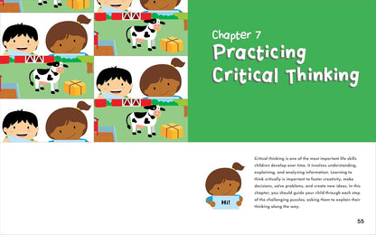 More Logic Puzzles for Clever Kids: 50 New Brain Games for Ages 4 & Up