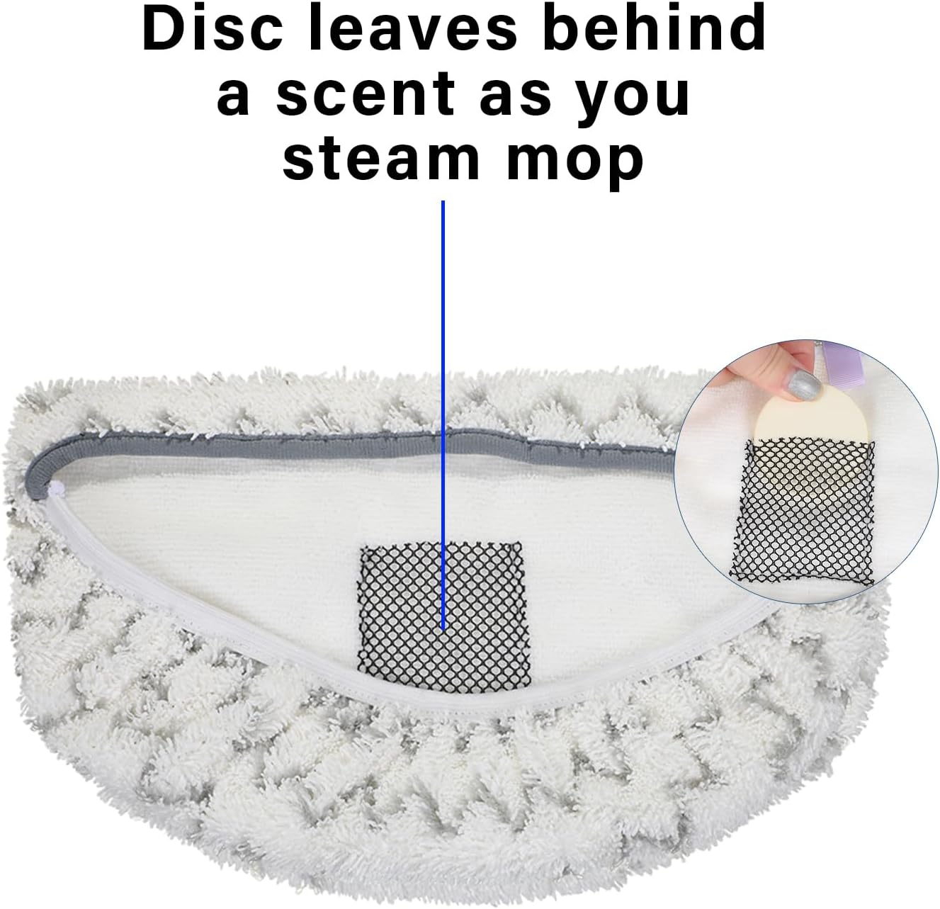 Maitys 24 Pcs Fragrance Discs Replacement Steam Mop Scent Practical Fragrance Compatible with Powerfresh and Symphony Series, Compatible with Model 1940, 1806 and 1132(Fresh Fragrances,24 Pcs)