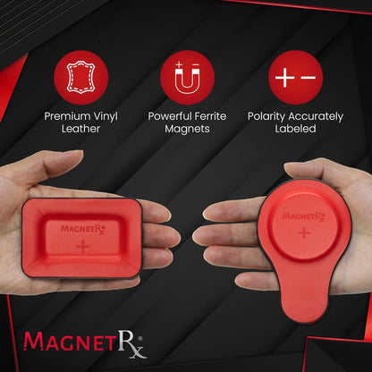 MagnetRX® Biomagnetic Magnets Kit – Imanes para Biomagnetismo Médico – Dr Goiz Magnets for Biomagnetism Bio Magnet Pair – 5200 Gauss Large Round Magnet (6 Units)