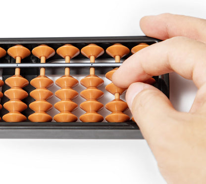 Digital Standard Abacus-17.8 cm-Professional 11-Column Soroban Calculator (Functional and Educational Tool)