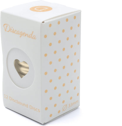 Discagenda Discbound Discs (Gold, 9 Piece 1.65in)
