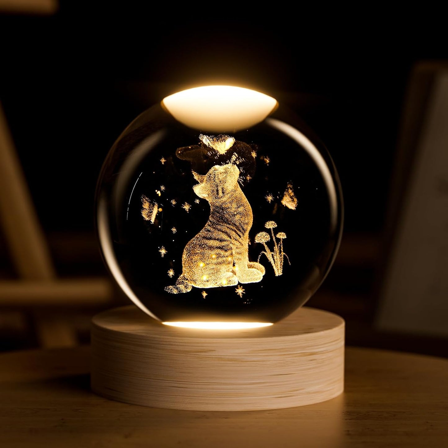3D Solar System Crystal Ball, 2.4in Universe Gifts Decorative Quartz Glass Ball, Space Laser Engraved Model Astronomy Decor, Physics Display Sculpture Home Decor Crafts for Friends Mom Women Boys