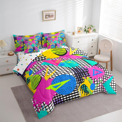 Erosebridal Chemical Equation Bed in a Bag Queen Comforter Set 7 Piece,Chemistry Bedding Sets Science Students Learning Gift Sheet Set with Comforter,Molecular Formula Education Bed Set - Colors B