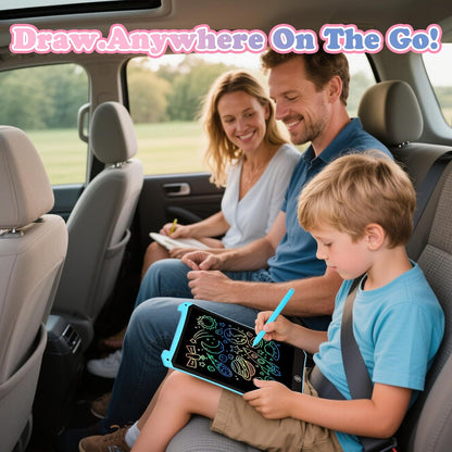 EooCoo Toddler Boy Toys, Kids Gifts, 10 Inch LCD Writing Tablet, Drawing Pad, No Mess Coloring Books for Kids, Travel Games, Gifts for Boys 4-6, Educational Toys for 3 4 5 6 7 Years Old Boys and Girls