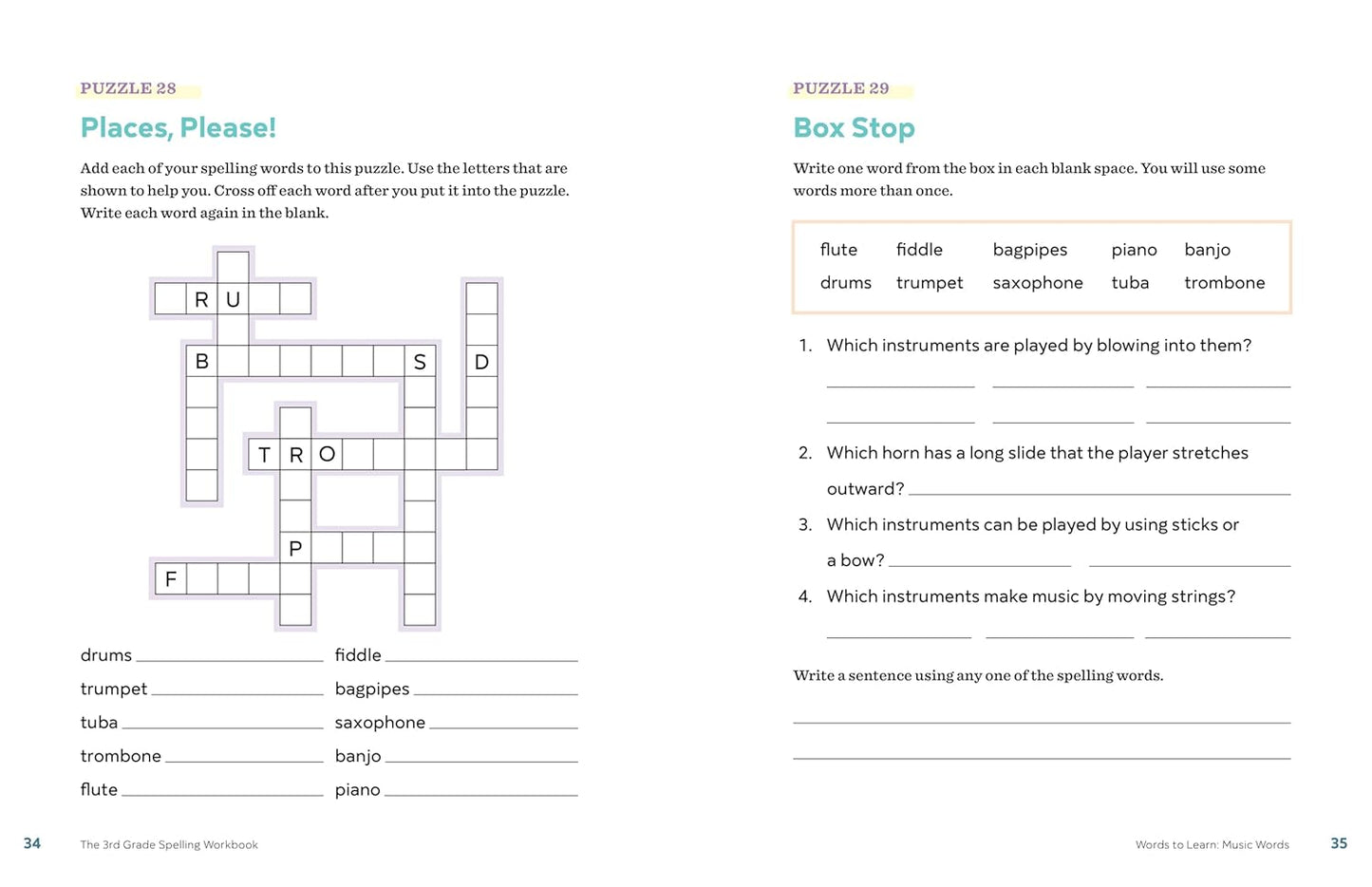 The 3rd Grade Spelling Workbook: 95+ Games and Puzzles to Improve Spelling Skills