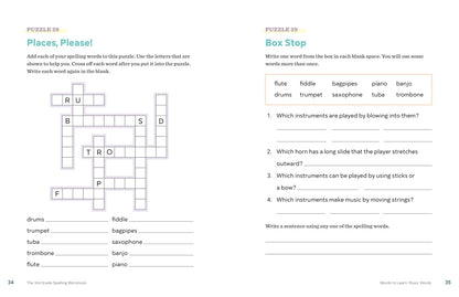 The 3rd Grade Spelling Workbook: 95+ Games and Puzzles to Improve Spelling Skills