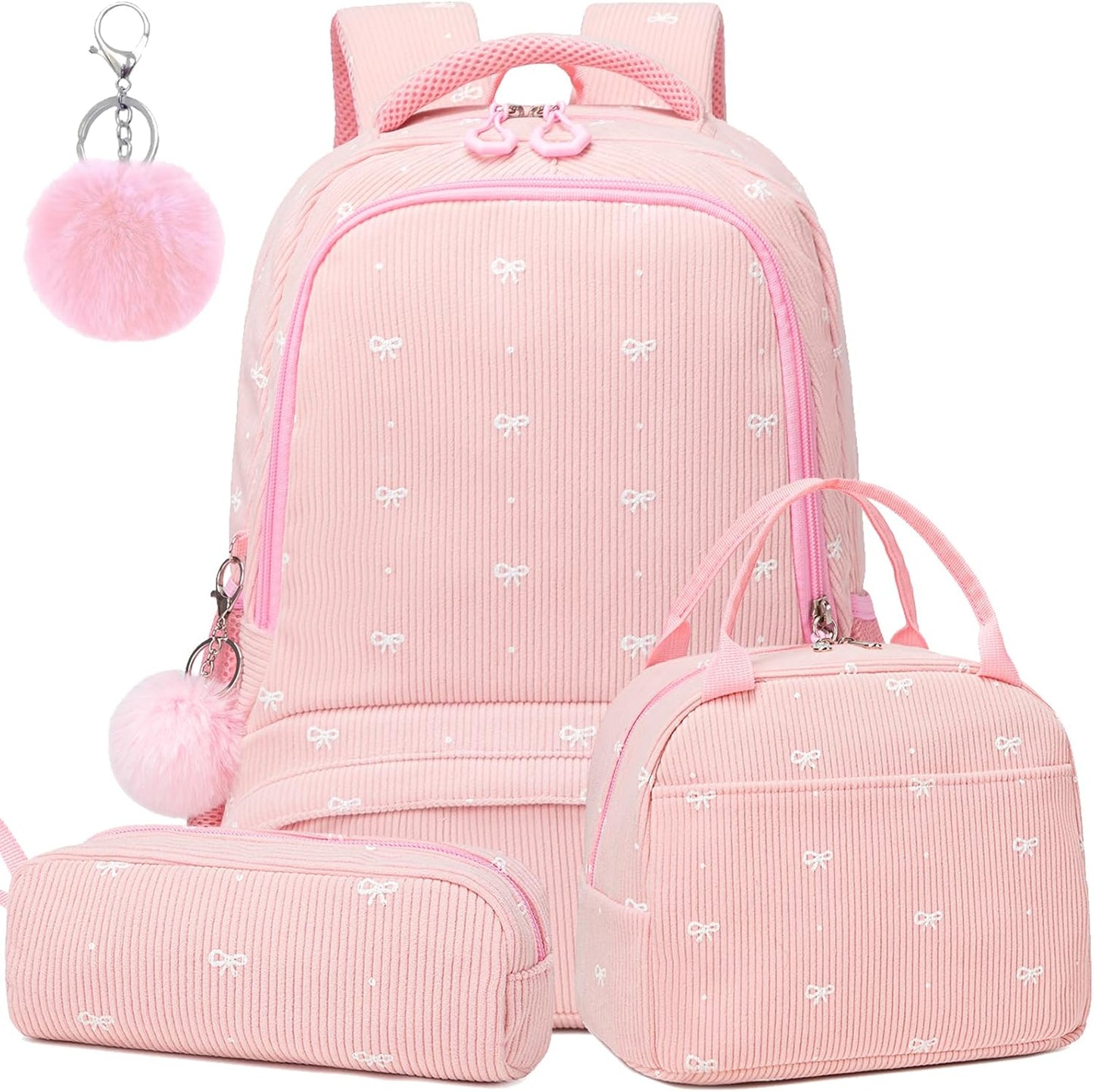 Girls Backpack for Elementary Unicorn Backpack Kids Backpack School Bookbag for Girls 3 in 1 Set Back to School