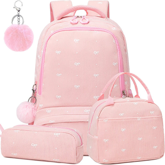 Girls Backpack for Elementary Unicorn Backpack Kids Backpack School Bookbag for Girls 3 in 1 Set Back to School
