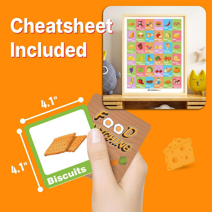 72 (36 Pairs) Bible Trivia Memory Matching Game with Poster and Online Trivia Language Learning Games for ESL and Language Immersion