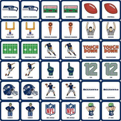 MasterPieces Sports Games - NFL Matching Game - Game for Kids and Family - Laugh and Learn