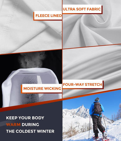 CL convallaria Thermal Underwear Long Johns Set Mens Winter Gift Hunting Gear Sport Base Layer Bottom Top - Colors B