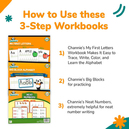 Dry Erase Number & Alphabet Flashcards for Kids Ages 3-5, 10 Numbers & 26 Visual ABC Flash Cards, Homeschool Learning Supplies, Summer School & After School Teaching Supplies for Handwriting Practice