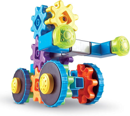 Learning Resources Gears, Rover Gears Building Set, STEM Activities, Fine Motor Skills, Toddler Explorer Kit, Science and Construction, Boys and Girls Gifts, 43 Pieces, Ages 4 and Up
