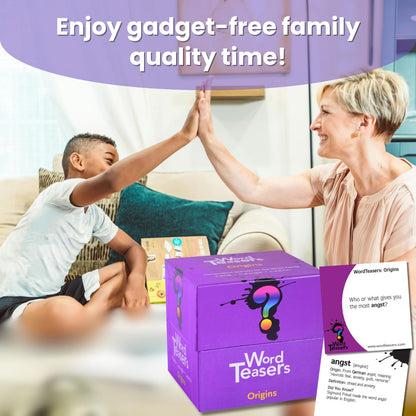? WORD TEASERS Junior - Vocabulary Word Game for Kids 8+ - Fun Family Conversation Starters - Reading Games for Elementary & Middle School - 150 Vocabulary Flash Cards/Conversation Cards