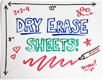 Dry Erase Index Cards – 45pcs Laminated 3x5" Cards Blank w/Box – Reusable Dry Erase Note Cards for School, Work, Housework, To Do Lists – Practical Index Card Sheets – 3 x 5-inch