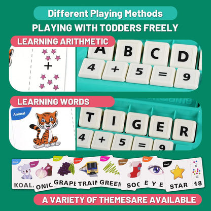 Dinosaur Math Balance Toy for Kids Ages 3-7, Montessori Number Blocks Learning & Educational Dinosaur Toys for Kids 3-5 and Math Games for Kids 5-7,Ideal Gift for Kids (Basic Blue)