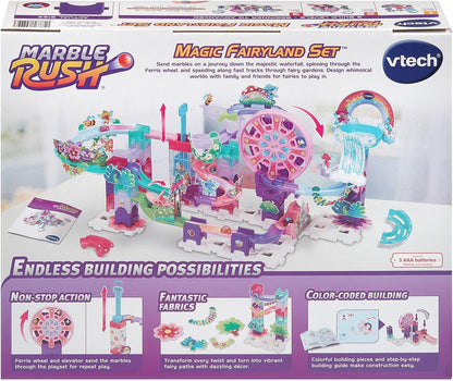 VTech Marble Rush Magic Fairyland Playset with Electronic Ferris Wheel