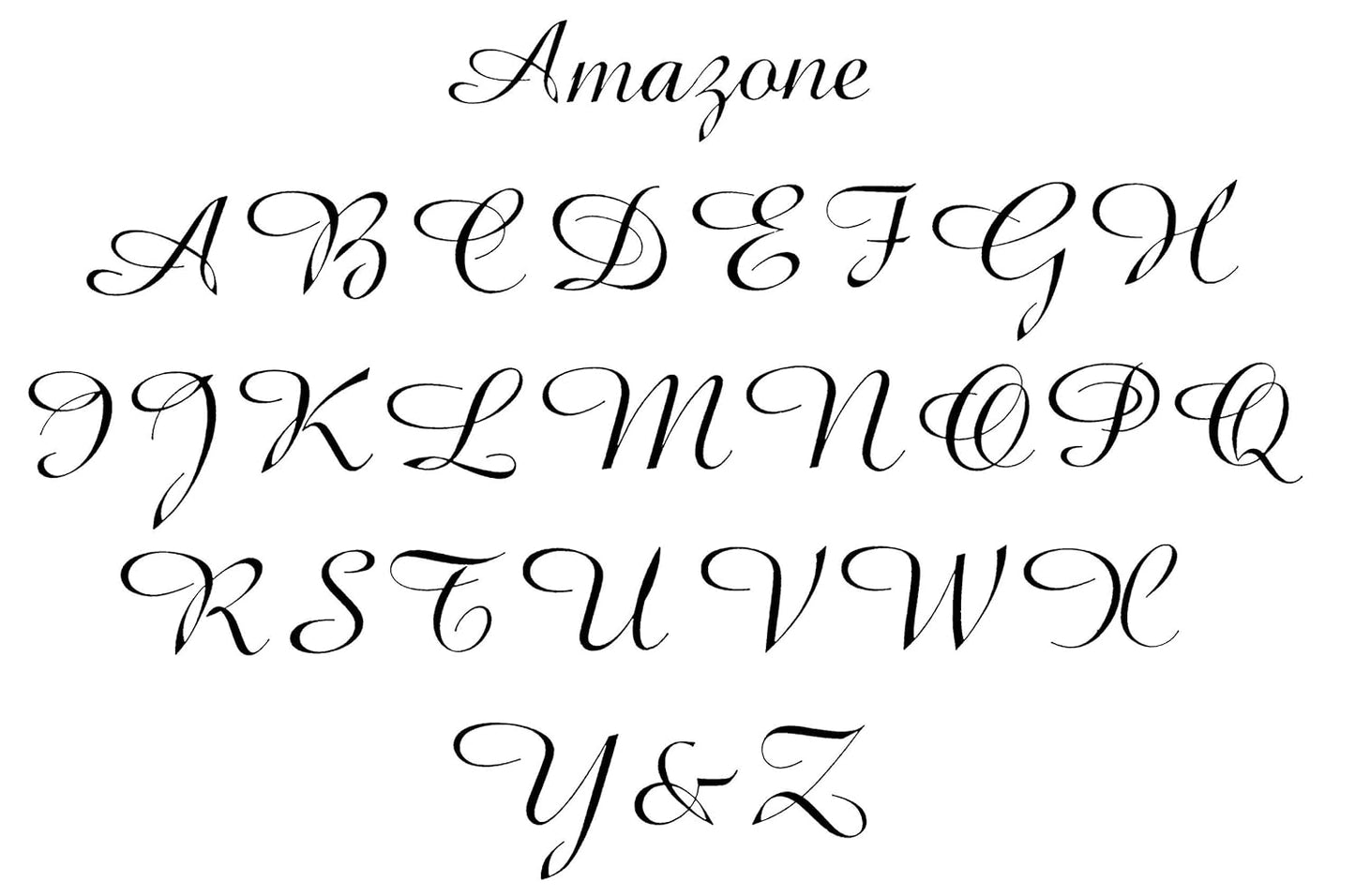 Script and Cursive Alphabets: 100 Complete Fonts (Lettering, Calligraphy, Typography)