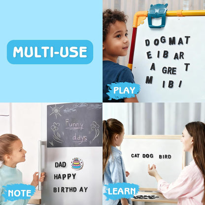 Decorative Magnetic EVA Alphabet Letters for Refrigerator/White Board (117pcs Letters Black)