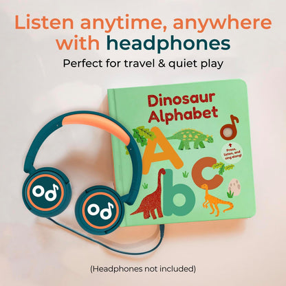 Cali's Books Alphabet Book for Toddlers 1-3 - Learn ABC, Musical Books for Kids, Interactive Talking Baby Toddler Sound Book, Educational Song Learning Toys, Singing and Speech Music Toy for Babies