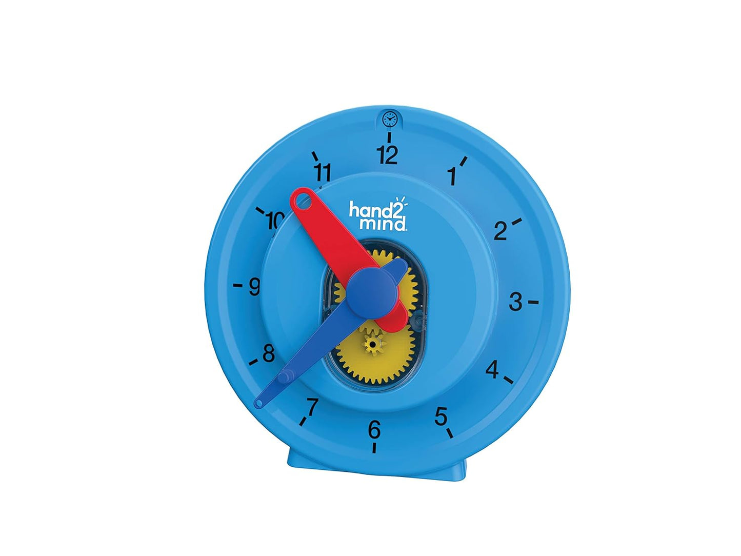 hand2mind Advanced NumberLine Clock, Learn to Tell Time, Analog Clock for Kids Learning, Number Line for Kids, Teaching to Tell Time, Math Manipulatives (Set of 1)