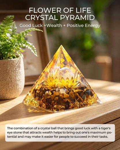 Crystals and Healing Stones, 9 Pcs Healing Crystals Set, 7 Chakra Crystal Stones Set Real Natural Selenite Pyramid Reiki Raw Rock Energy Protection Meditation with Wooden Box, Crystal Gifts for Women