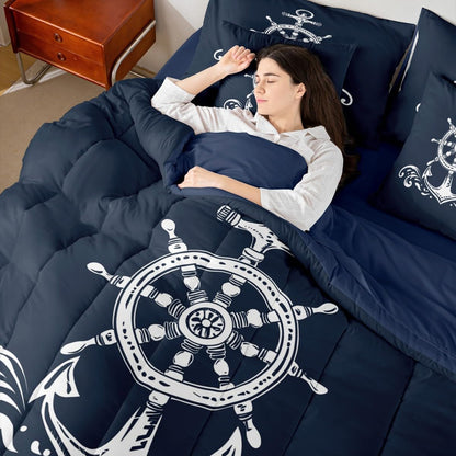 Erosebridal Chemistry Comforter Set with Sheets Full Size Periodic Table of Elements Bed in A Bag 7 Piece Science Chemistry Lovers Bedding Set for Kids Boys Children Bedroom Modern Black Bed Sets