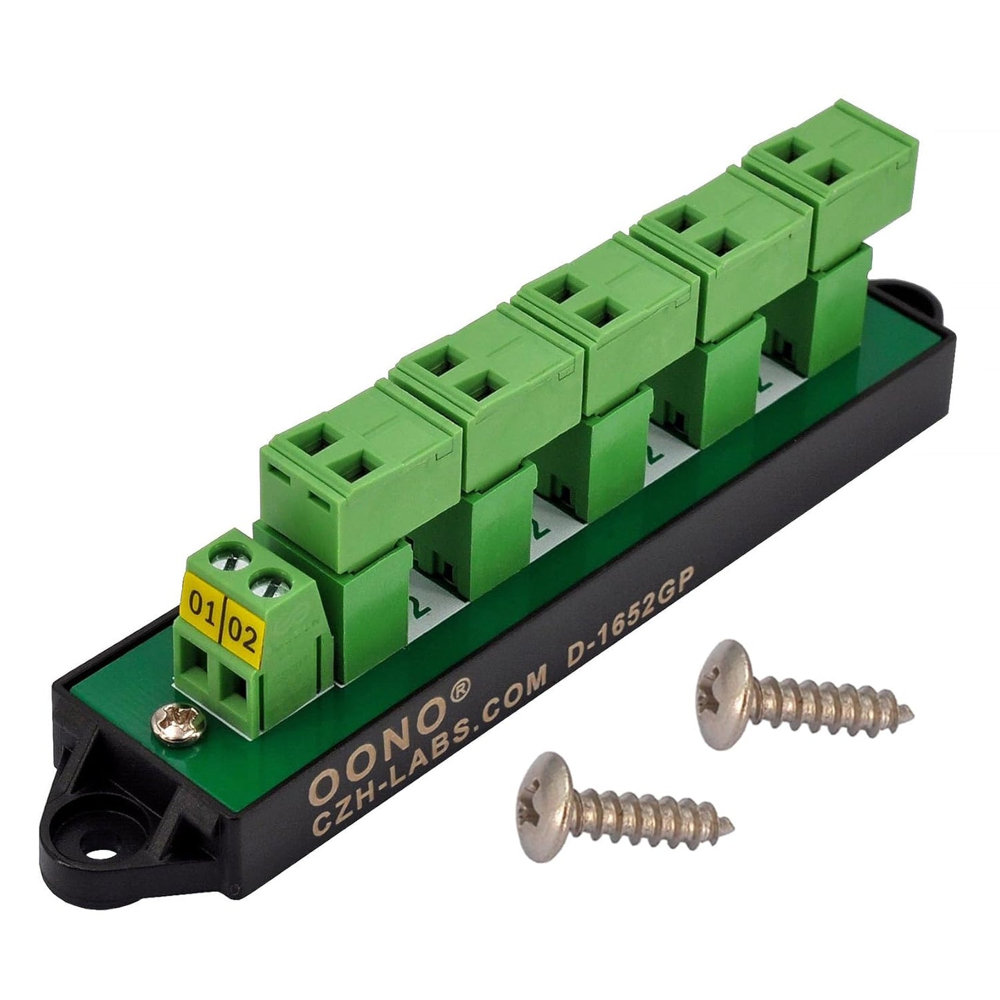 30Amp 300V 1x10 Position Terminal Block Distribution Module. OONO D-1661GP