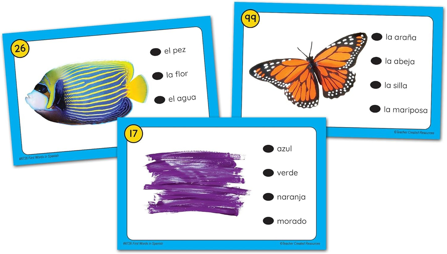 Teacher Created Resources Power Pen Learning Cards: First Words in Spanish Grades K+ (TCR6726)