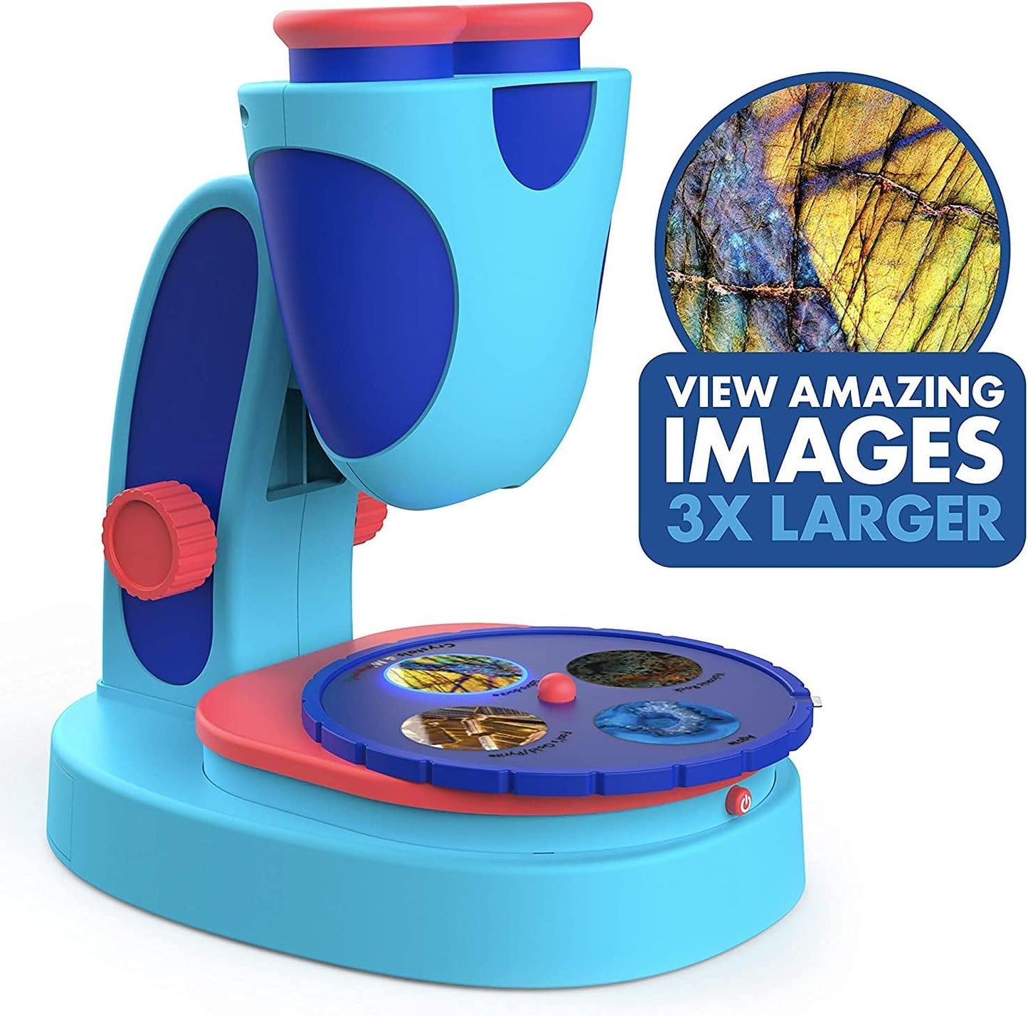 Educational Insights GeoSafari Kidscope - STEM Toys for Kids, Toddler Learning Toys, Kids Microscope with Prepared Slides, Science Set for Boys and Girls Ages 5+