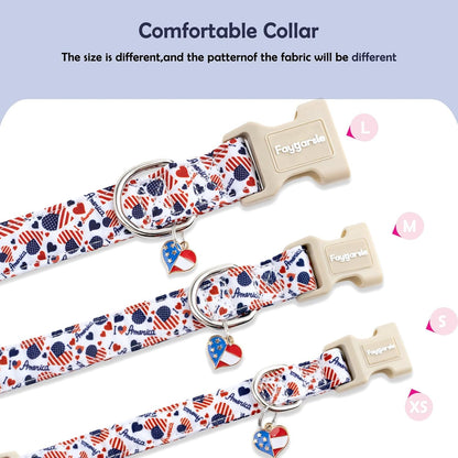 Faygarsle Dog Collar for Small Medium Large Dogs Colorful Puppy Collars for Female Dogs Toy Building Blocks Patterned Pet Collars for Summer Spring Wedding Puppy Girl Dog Collar M