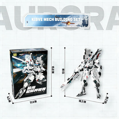 Mech Robot Building Blocks Set Movable Joints Construction Toy 654PCS Creative Collectible Action Figure Model Kit for Kids and Hobbyists Ages 6+