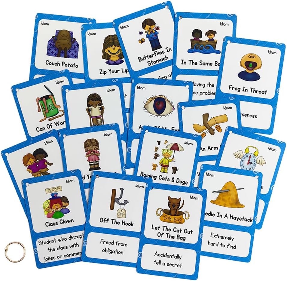 Lilias Irregular Past Tense Verbs English Grammar Double-Side Learning Flash Cards - 24 Card Set for Homeschool, Preschool, Primary School, ESL, Autism, Vocabulary Building