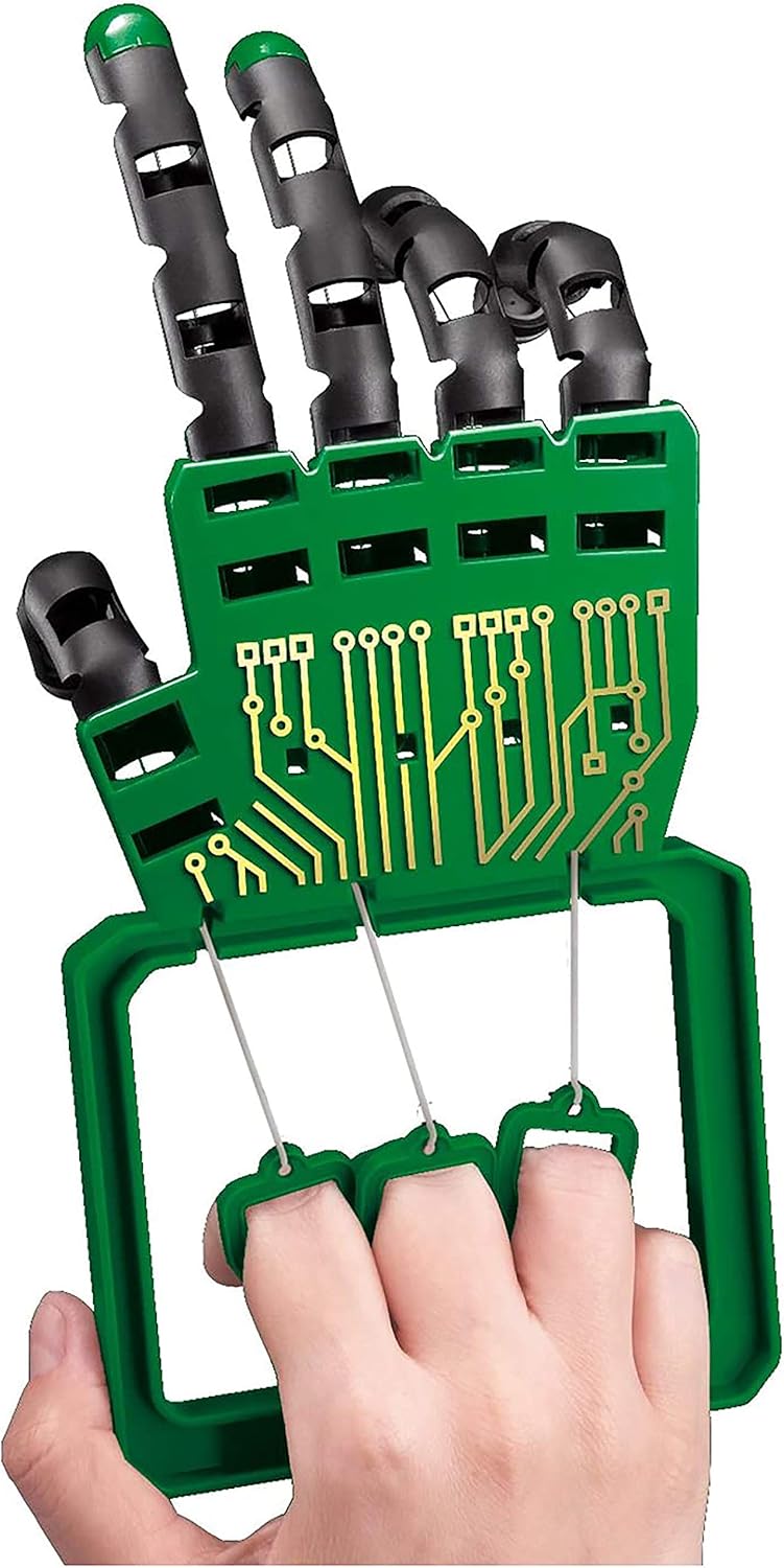 4M Kidzlabs Robotic Hand Kit, Build Your Own Robotic Hand, For Boys & Girls Ages 8+