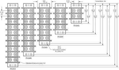 Blue Sea Systems Terminal Blocks 20A - 65A
