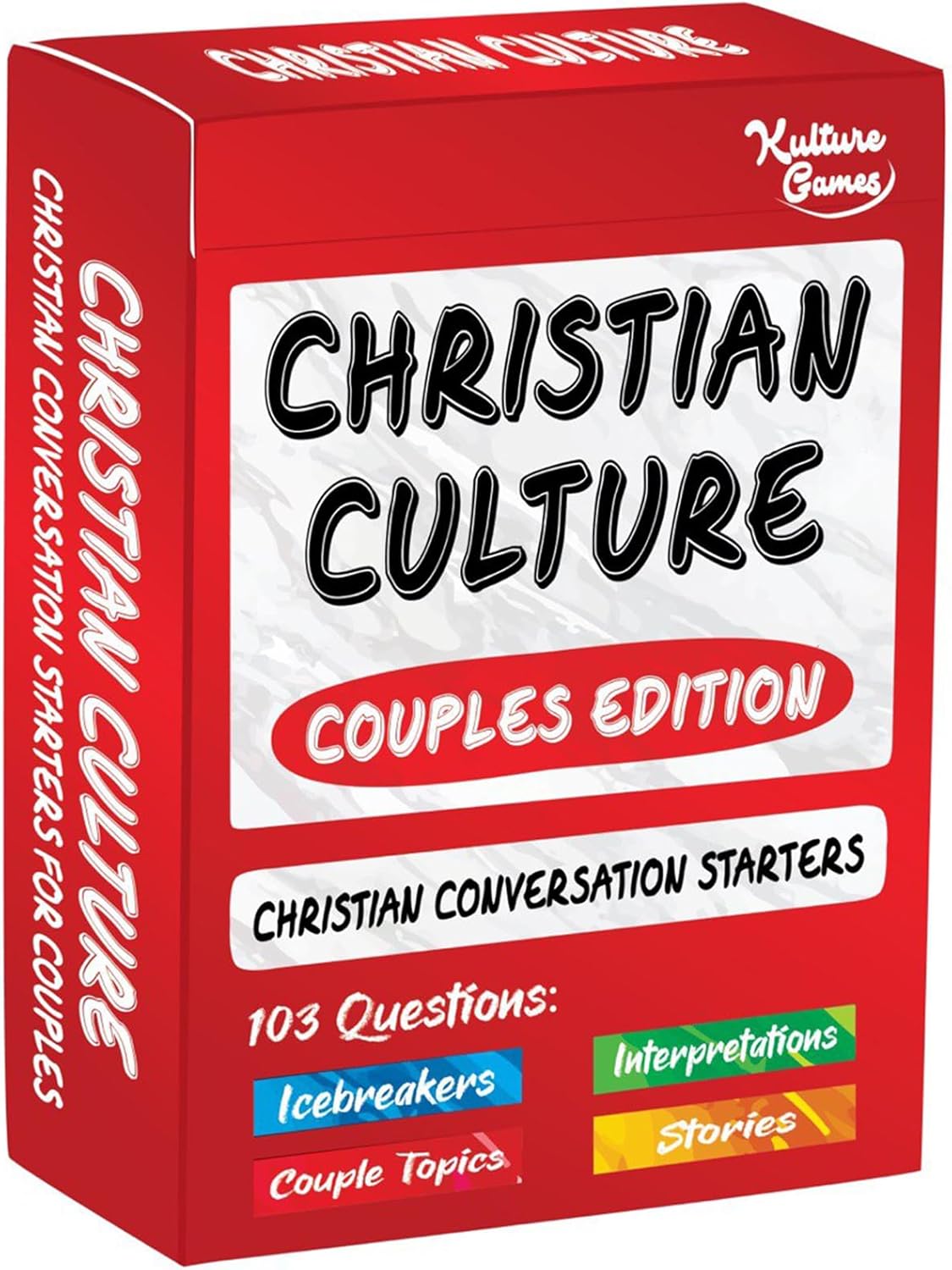 Kulture Games - Bible Conversation Cards for Kids - Christian Family Games - Faith Based Educational Card Games - Sunday School Christian - Gifts Learning - Ages 6+