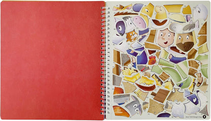 Activity Sticker Book 7 and Up The Life of Jesus Sticker Stories Puzzle Book Explore 10 New Testament Adventures 756 Reusable Stickers Spiral Binding