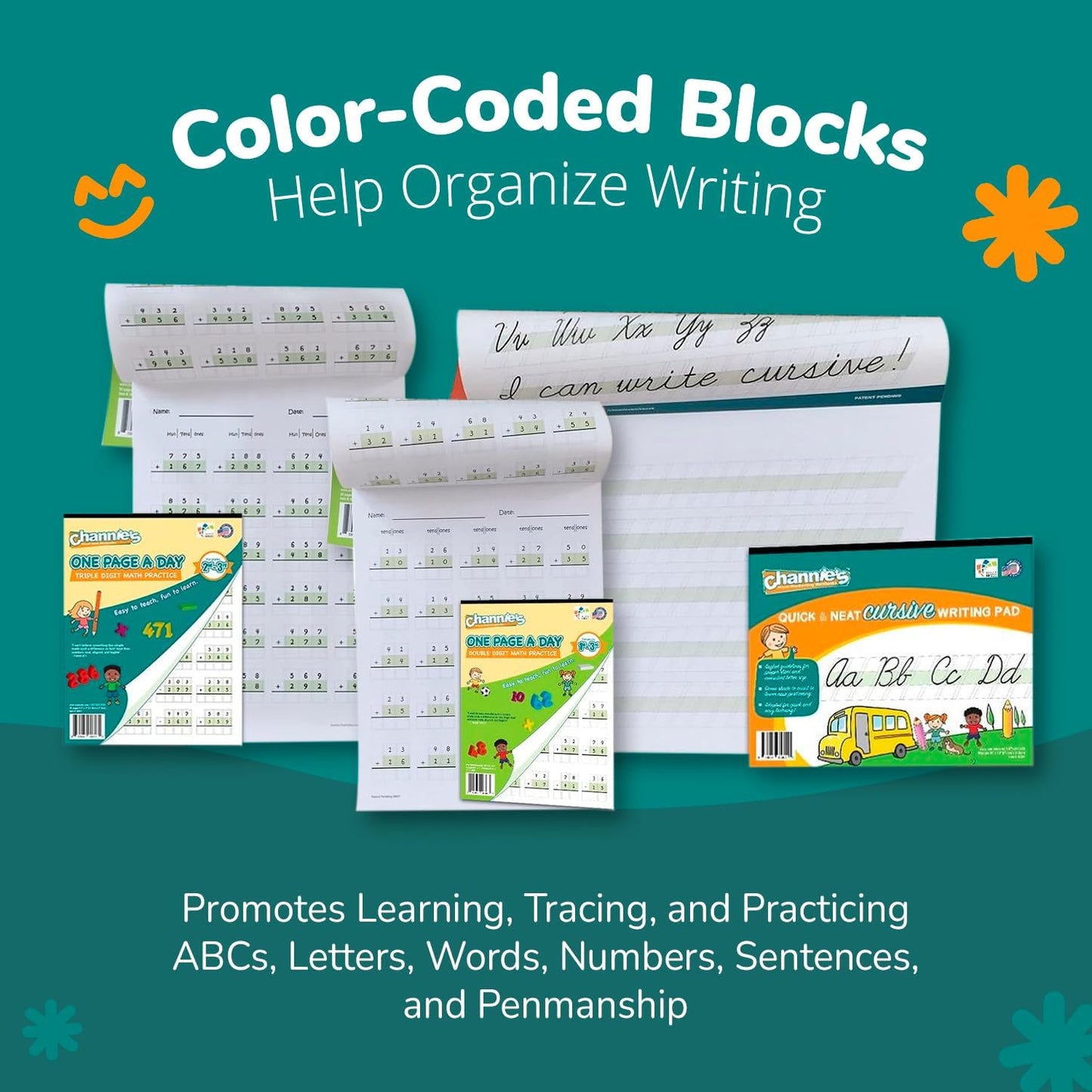 Dry Erase Number & Alphabet Flashcards for Kids Ages 3-5, 10 Numbers & 26 Visual ABC Flash Cards, Homeschool Learning Supplies, Summer School & After School Teaching Supplies for Handwriting Practice