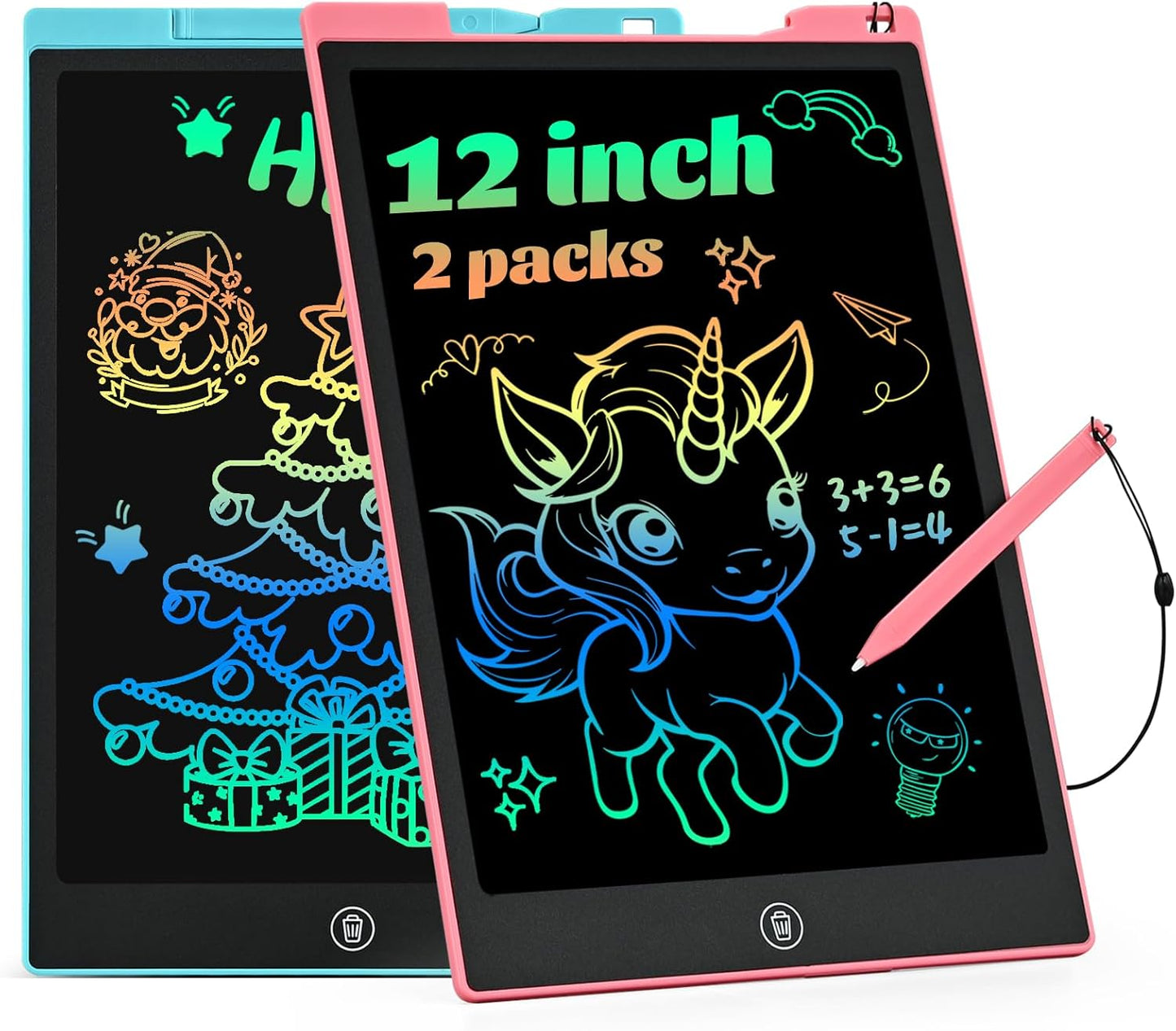 EooCoo Toddler Boy Toys, Kids Gifts, 10 Inch LCD Writing Tablet, Drawing Pad, No Mess Coloring Books for Kids, Travel Games, Gifts for Boys 4-6, Educational Toys for 3 4 5 6 7 Years Old Boys and Girls