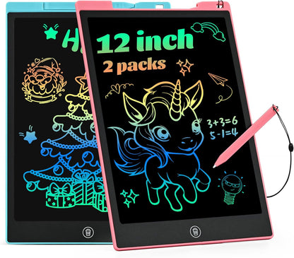 EooCoo Toddler Boy Toys, Kids Gifts, 10 Inch LCD Writing Tablet, Drawing Pad, No Mess Coloring Books for Kids, Travel Games, Gifts for Boys 4-6, Educational Toys for 3 4 5 6 7 Years Old Boys and Girls