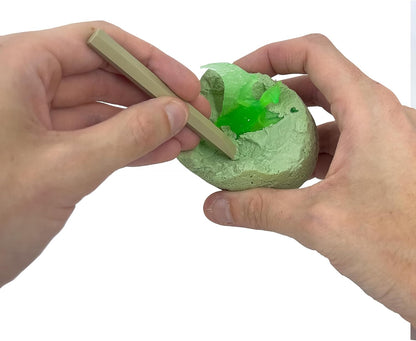 Thames & Kosmos I Dig It! Glow-in-the-Dark Dinosaur Egg Excavation Gift Set | 24 Excavation Kits w/Dino Figures | Party Favors, Stocking Stuffers, Easter Baskets | Collect 8 Unique Glowing Dinos